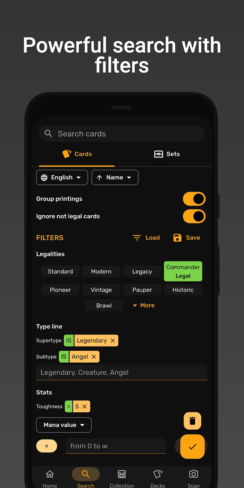 Further view of ManaBox's features.