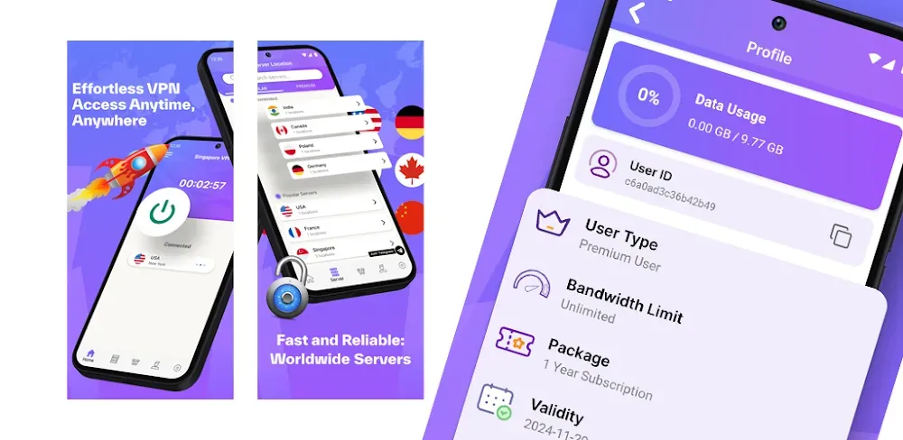 Singapore Plus VPN screenshot 1