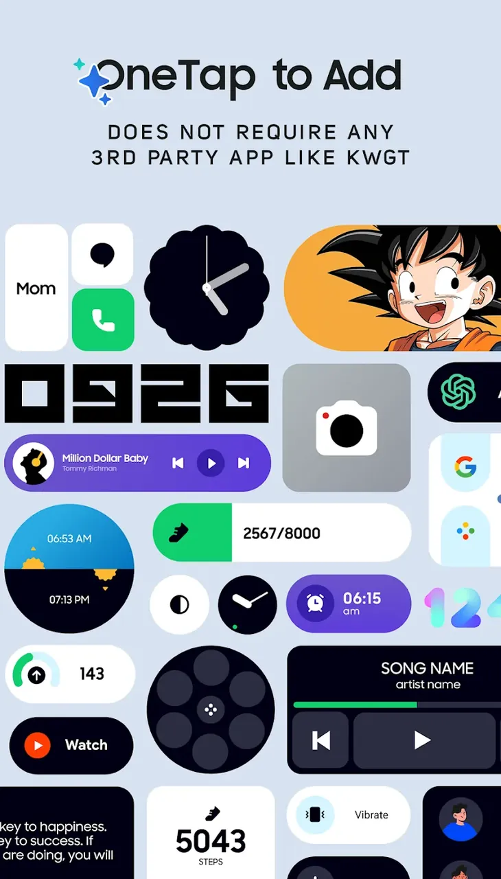 One UI Widgets screenshot 6