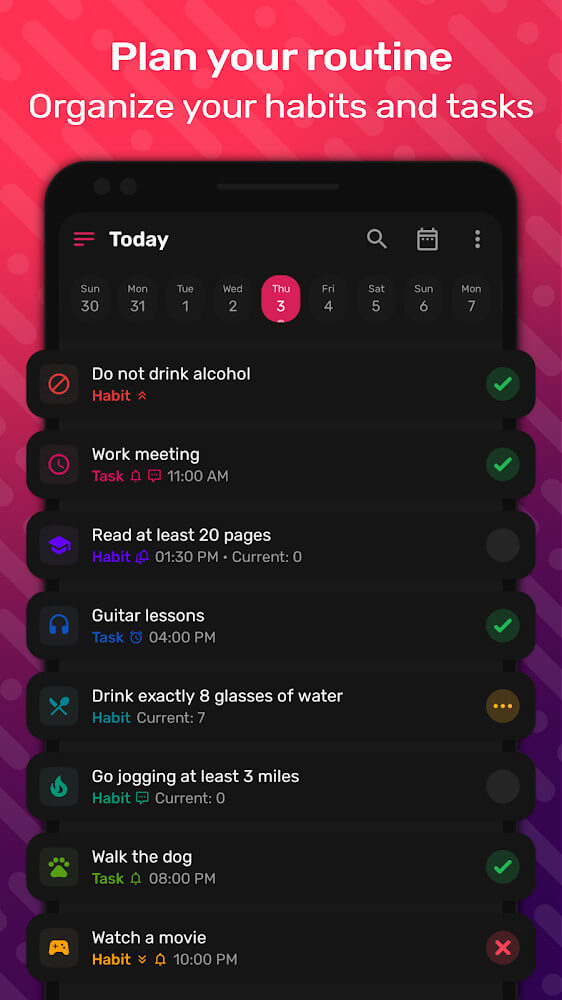 HabitNow Daily Routine Planner screenshot 2