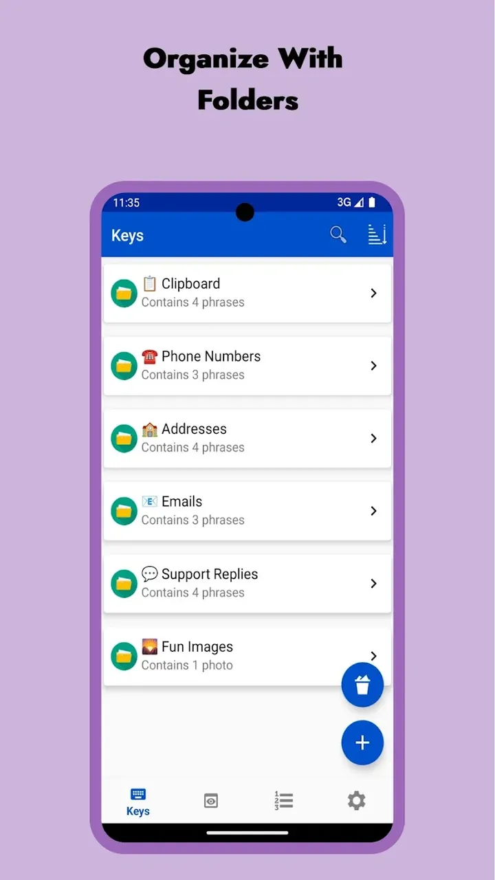 LazyBoard - Phrase Keyboard screenshot 4