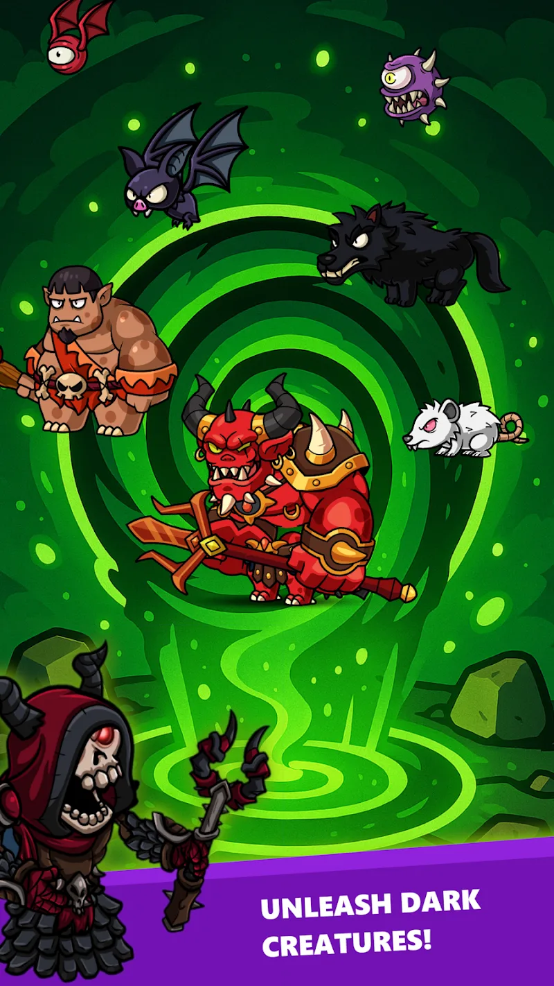 Monsters & Castles: Idle Crush gameplay screenshot 3