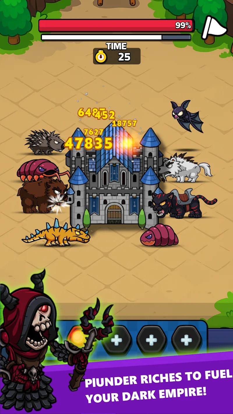 Monsters & Castles: Idle Crush gameplay screenshot 4