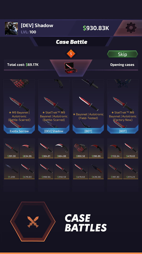 Case Battle: Skins Simulator screenshot 6