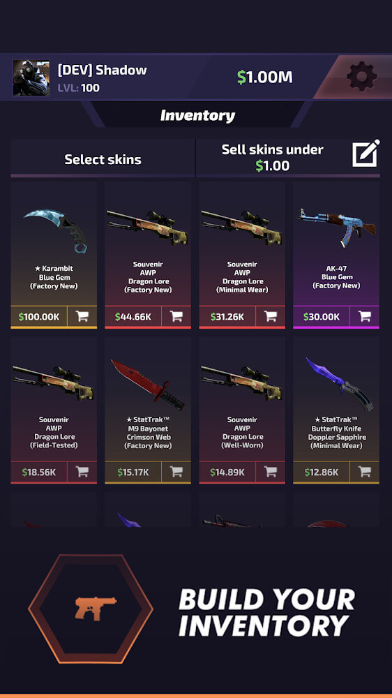Case Battle: Skins Simulator Screenshot 3