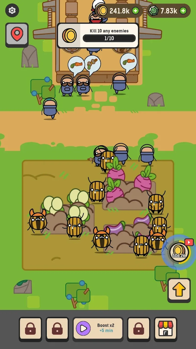 Farming Warriors: Idle TD screenshot 4
