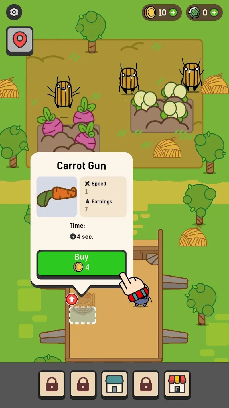 Farming Warriors: Idle TD screenshot 2