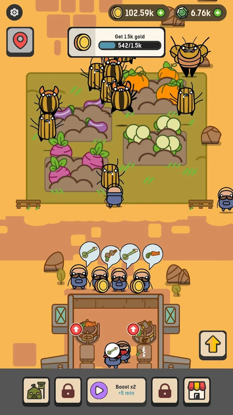 Farming Warriors: Idle TD screenshot 6