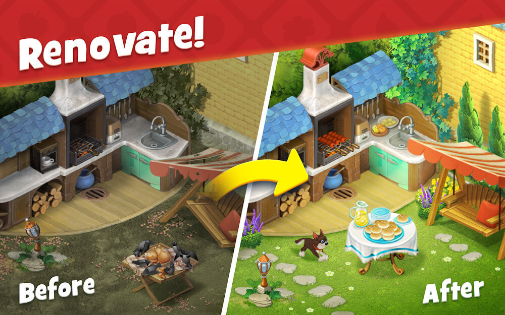 Gardenscapes screenshot 5