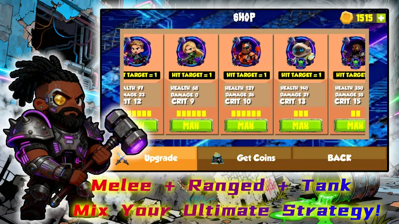 Cyber Rush: Neon Tower Wars screenshot 3