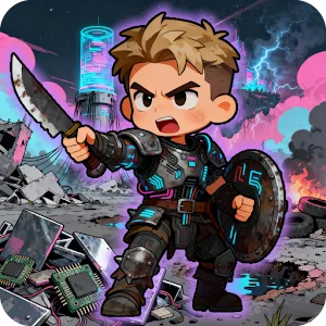 Cyber Rush: Neon Tower Wars