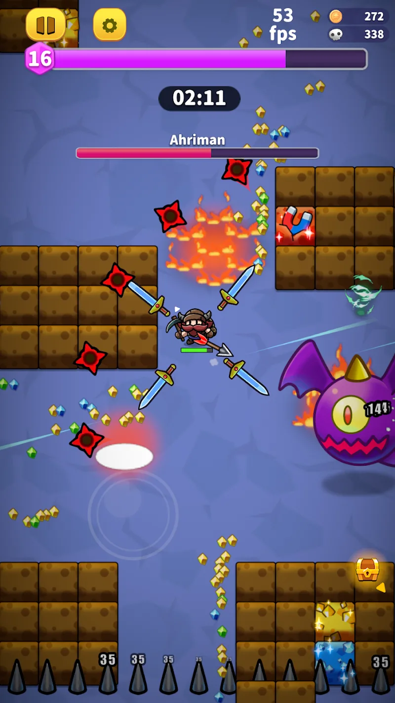 Mine Survivor gameplay screenshot 3