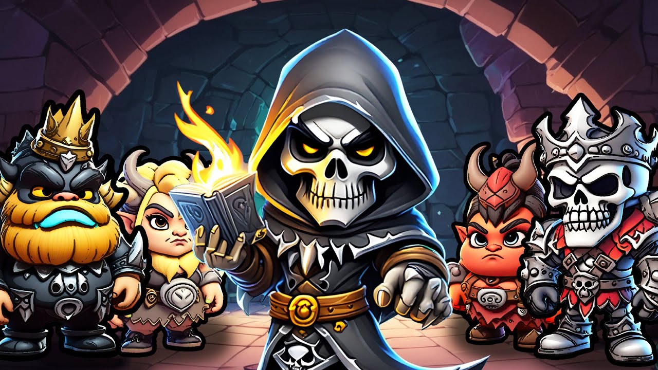 Idle Hell Miner: Necro Merge screenshot 1