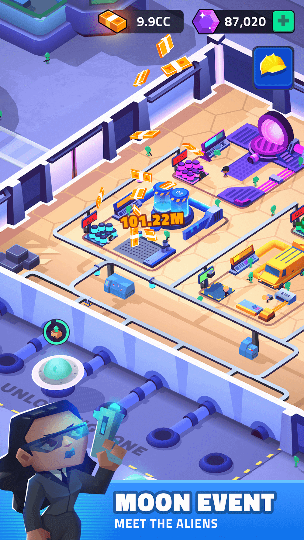 Idle Area 51 screenshot 6
