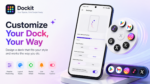 Dockit - Edge Launcher screenshot 5
