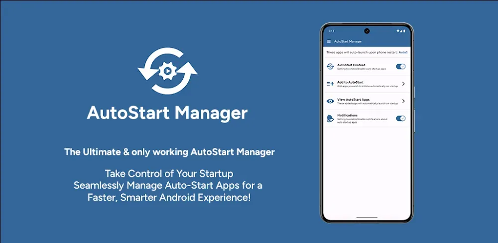 AutoStart App Manager screenshot 1
