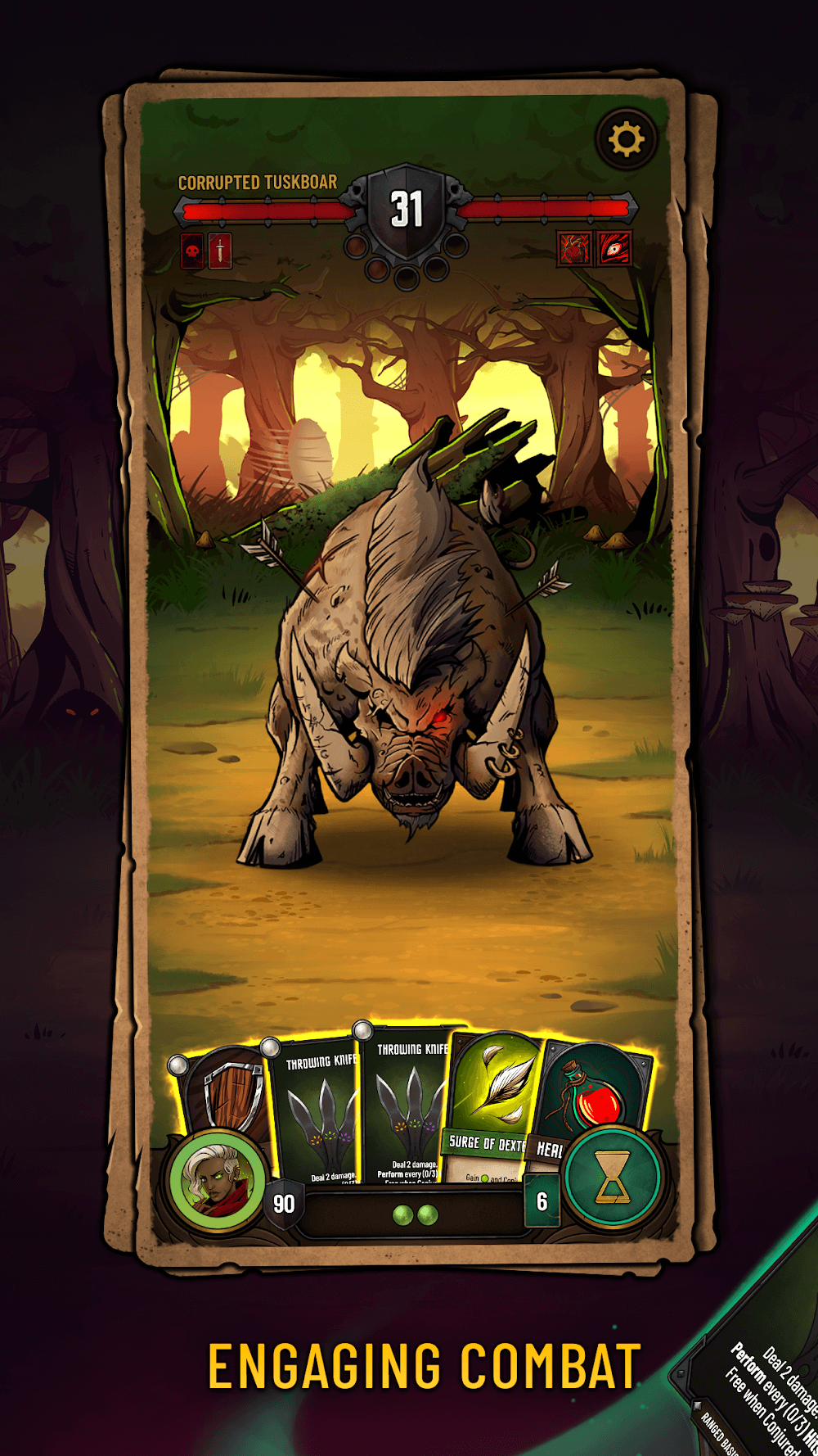 Dawncaster: Deckbuilding RPG screenshot 3