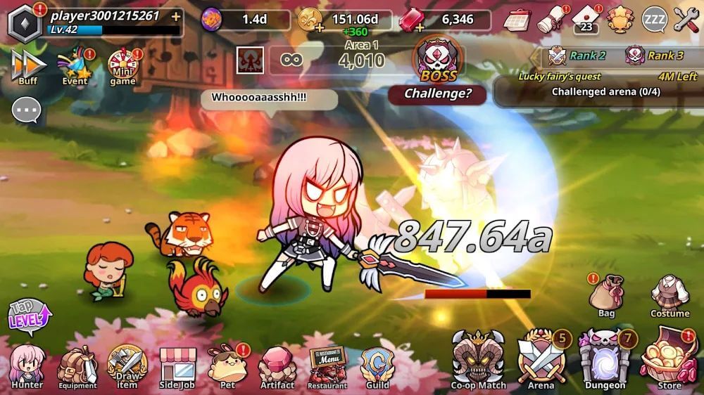 Pow Pow Dungeon: Idle screenshot 3