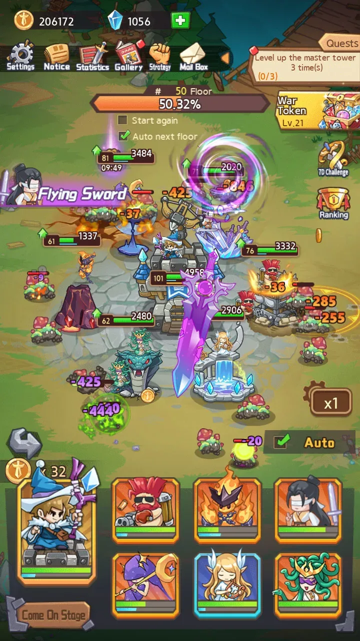 Magic Tower Rush: Idle TD screenshot 5