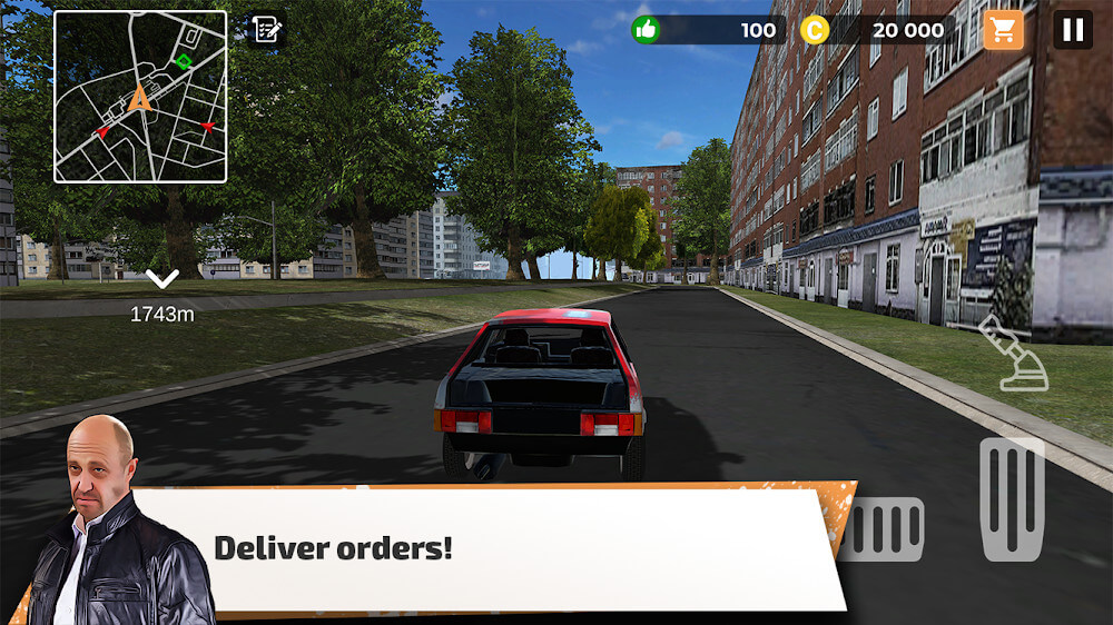 Big City Wheels - Courier Simulator screenshot 3