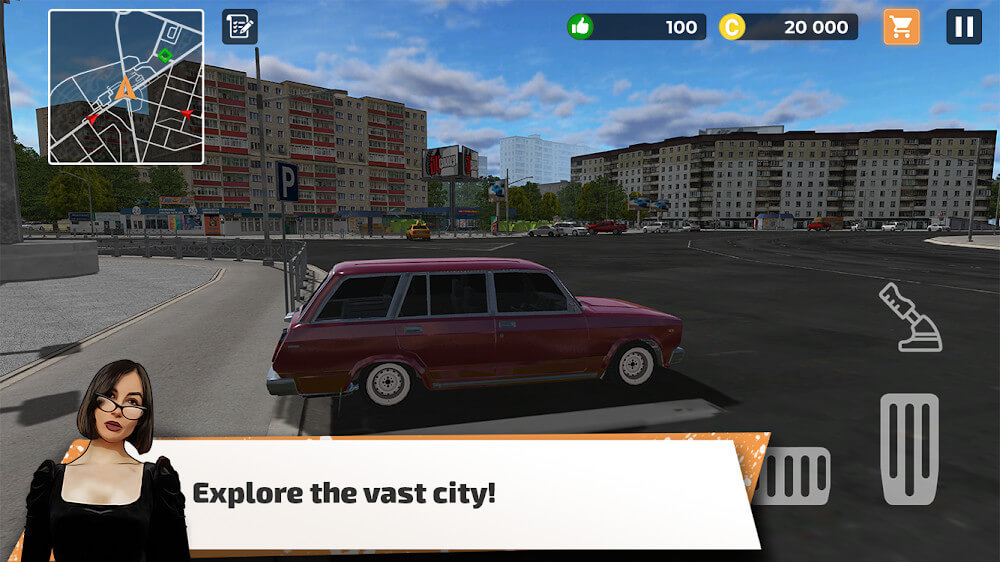 Big City Wheels - Courier Simulator screenshot 2