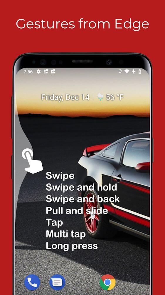 Edge Gestures screenshot 2