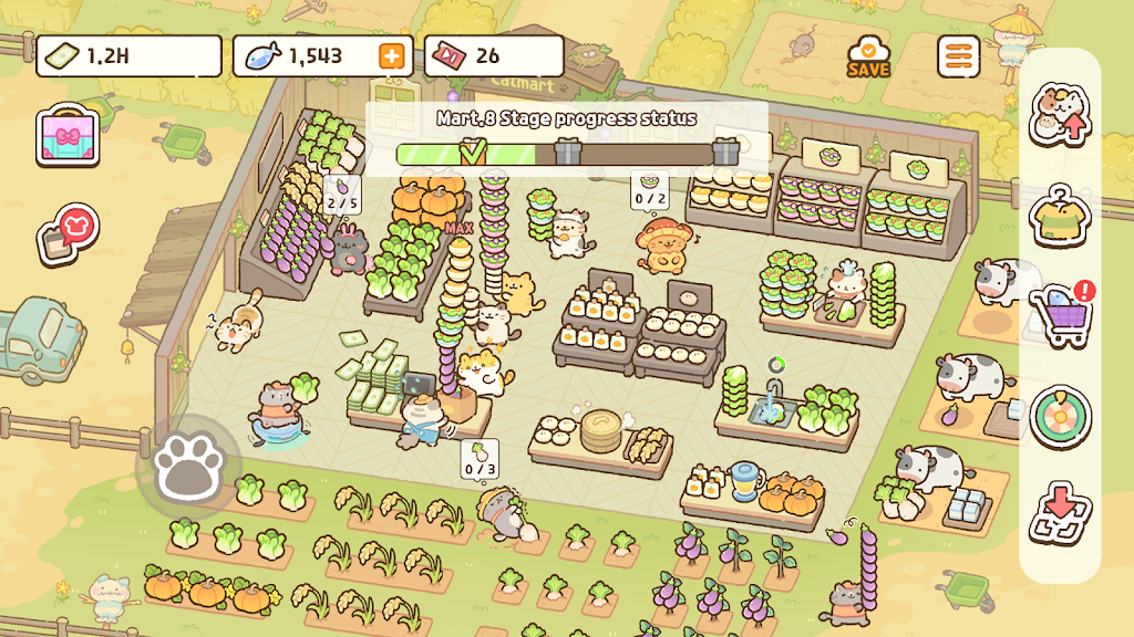 Cat Mart: Purrfect Tycoon screenshot 2