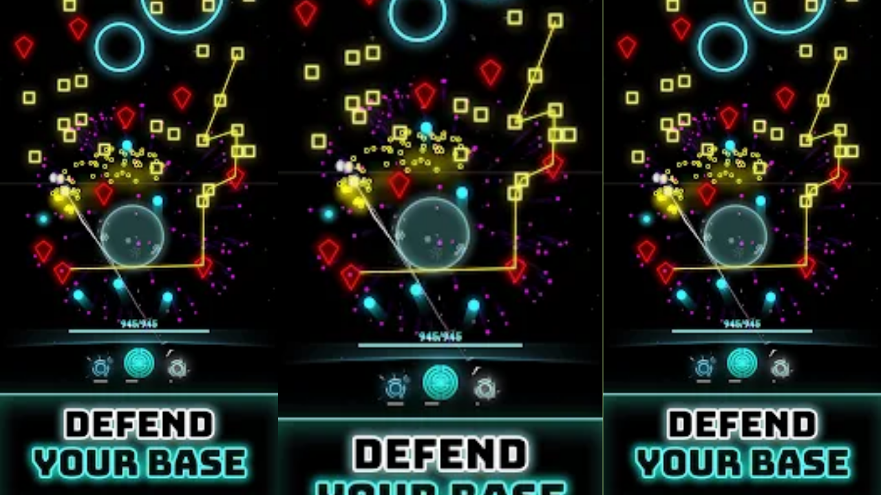 Neon Castle: Idle TD Game screenshot 1