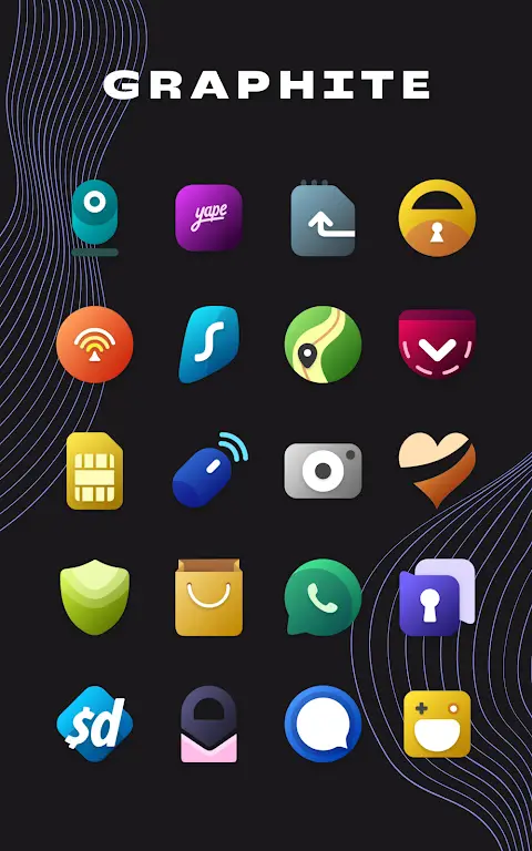 Graphite Icon Pack screenshot 6