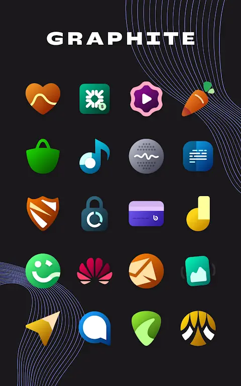 Graphite Icon Pack screenshot 2