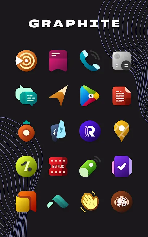 Graphite Icon Pack screenshot 5