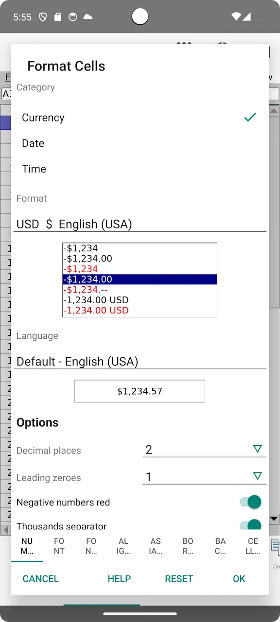AndrOpen Office screenshot 6