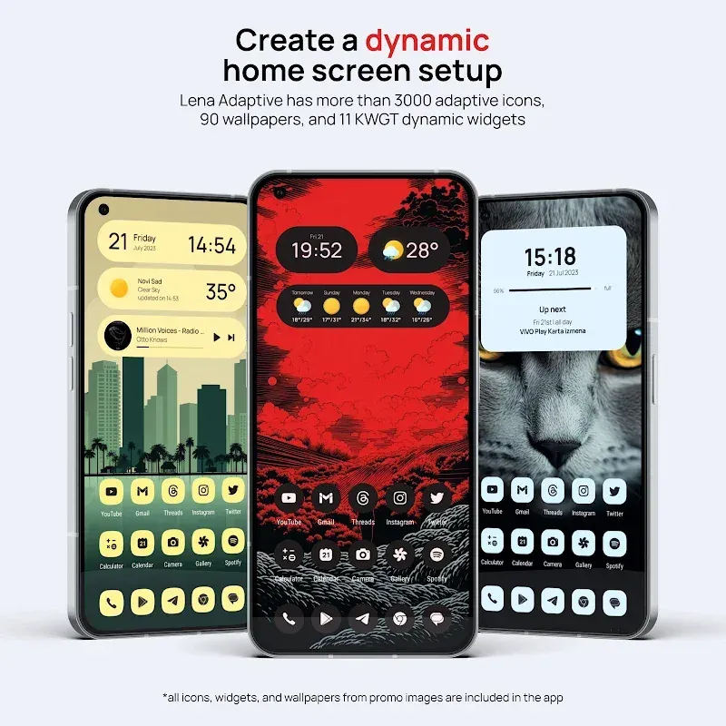 Lena Adaptive: Icon Pack screenshot 2