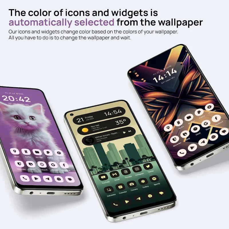 Lena Adaptive: Icon Pack screenshot 3