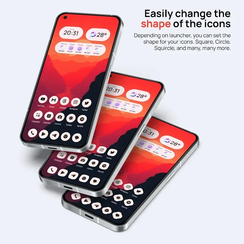 Lena Adaptive: Icon Pack screenshot 5