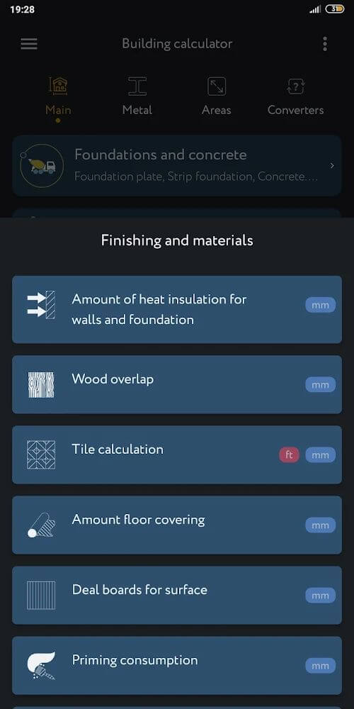 Construction Calculator screenshot 7