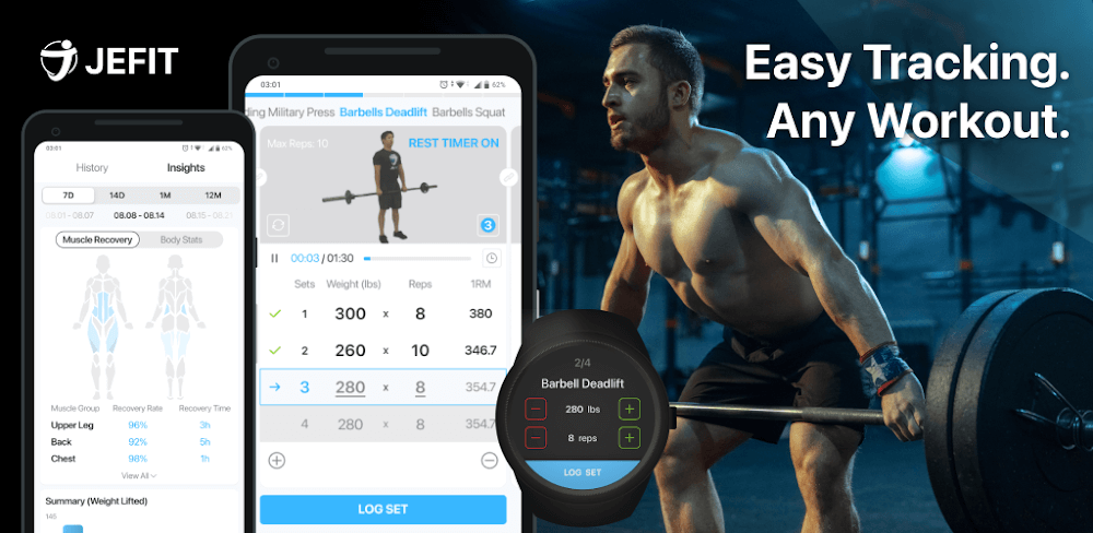 JEFIT screenshot 1