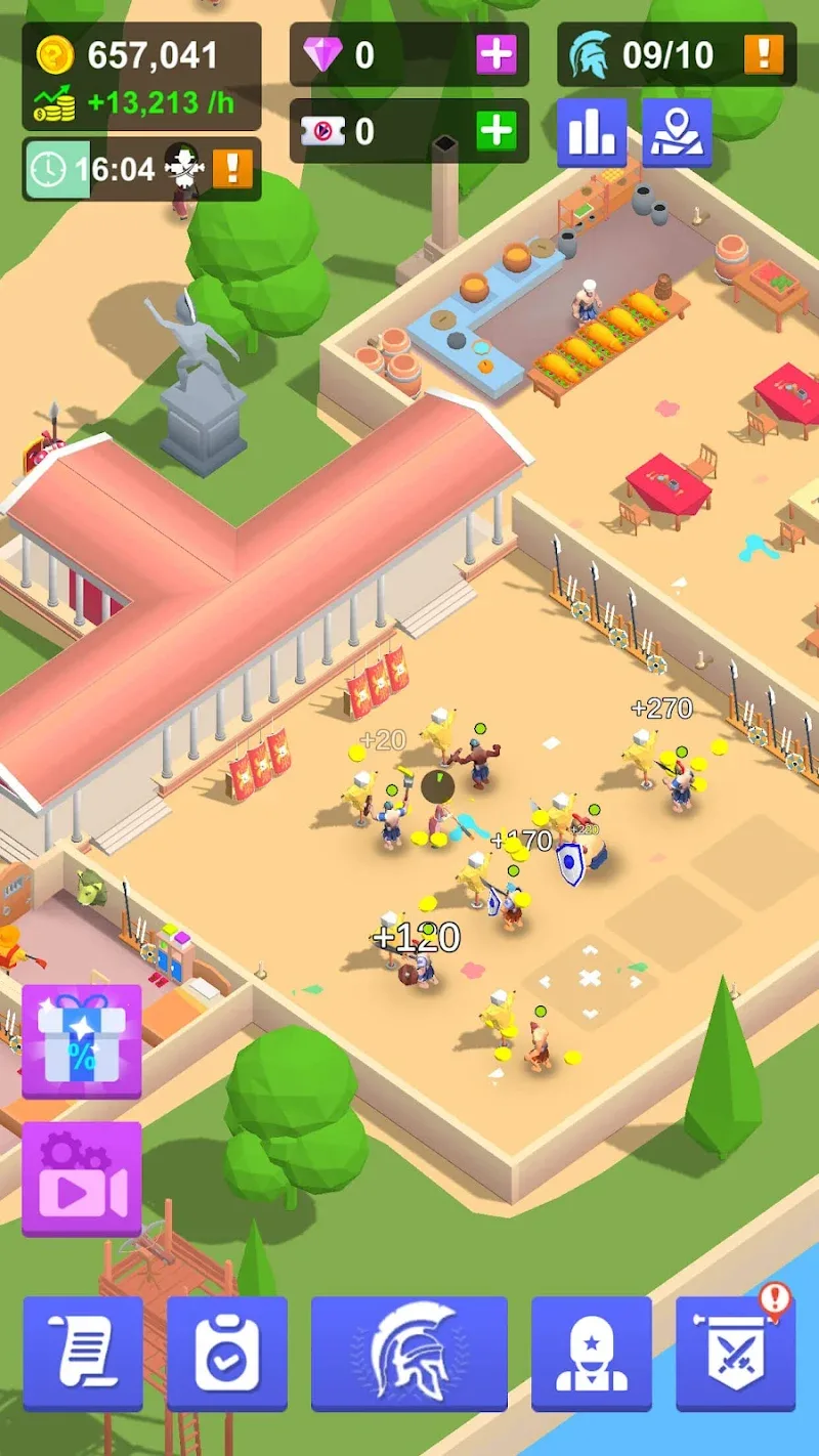Idle Gladiator Arena screenshot 4