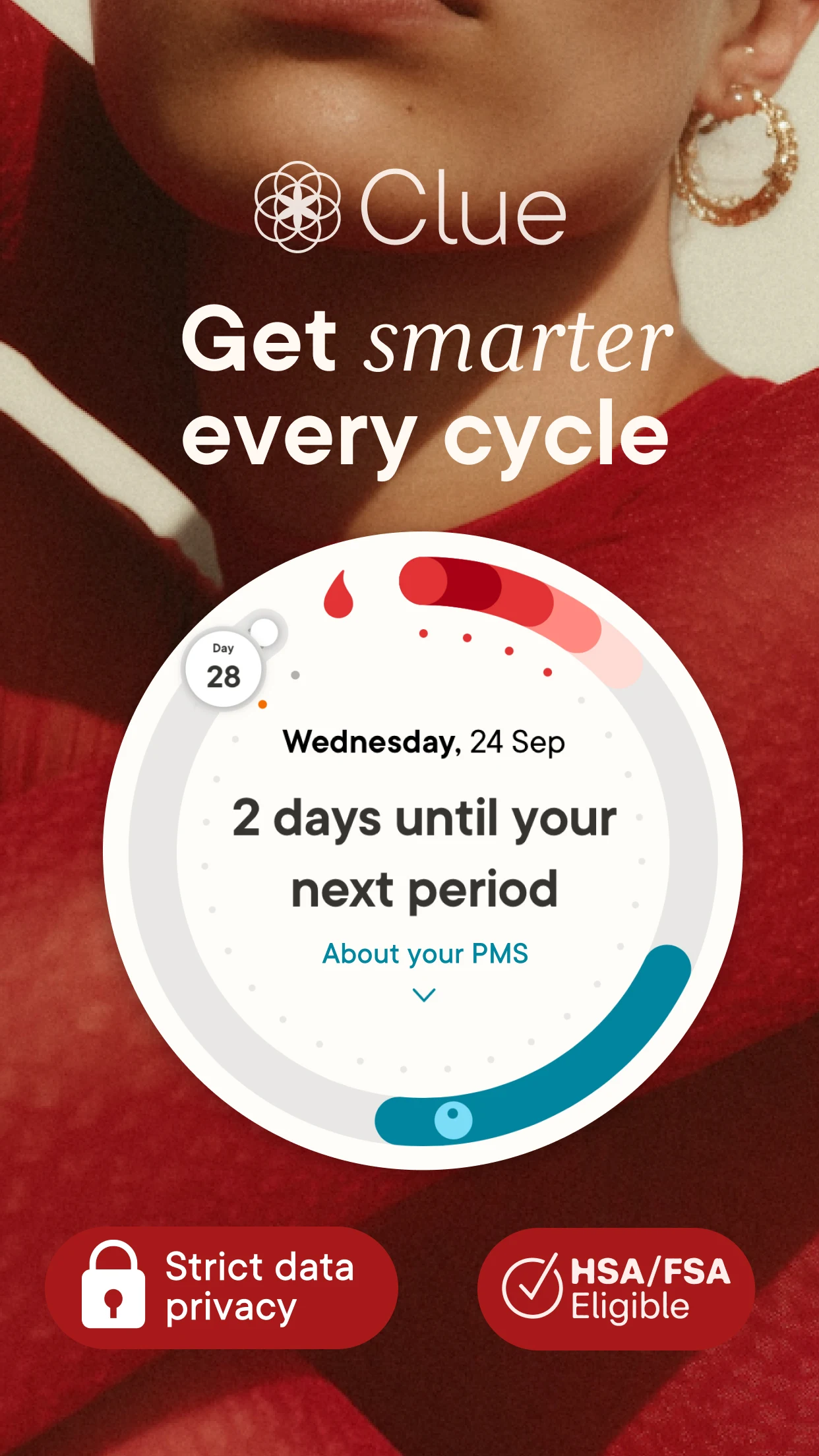 Clue Cycle & Period Tracker screenshot 1