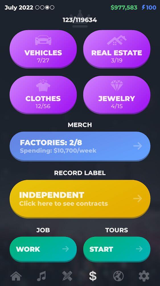 RAPSTAR - Rapper Simulator screenshot 3
