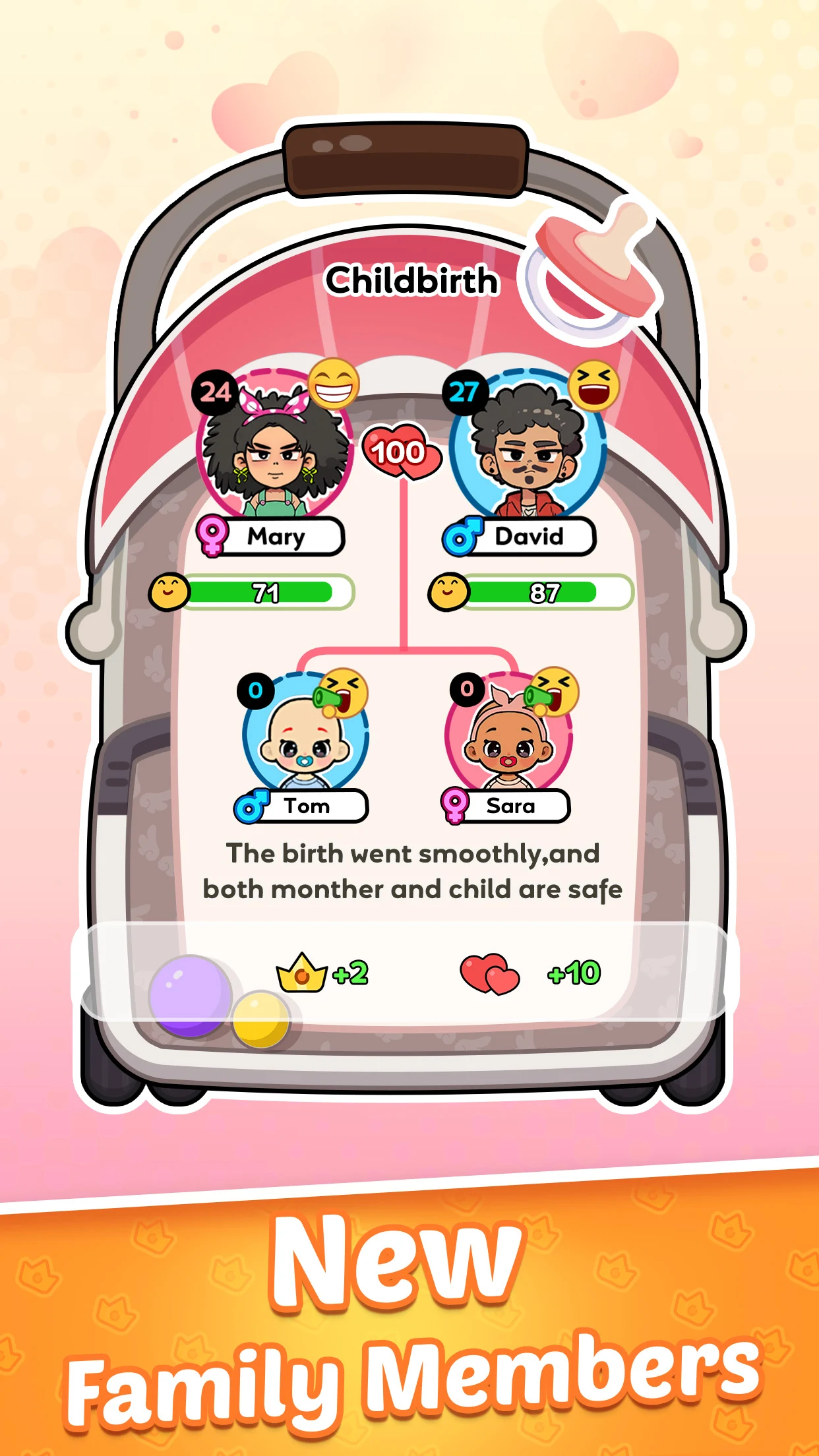 Family Go! - Lifetime Sim game screenshot 2