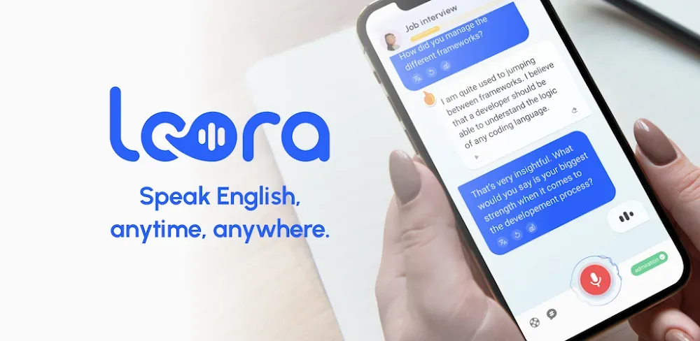 Speak English with Loora AI screenshot 1