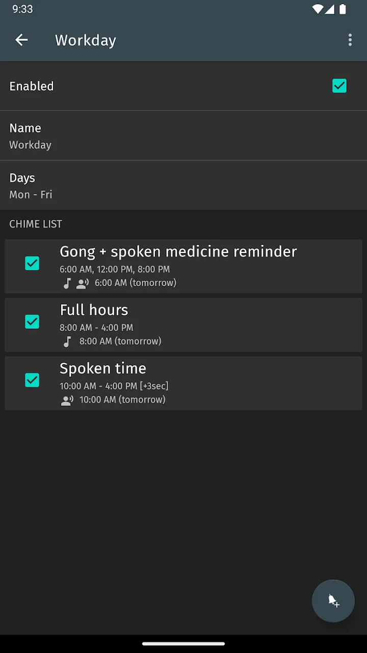 Hourly Chime screenshot 3