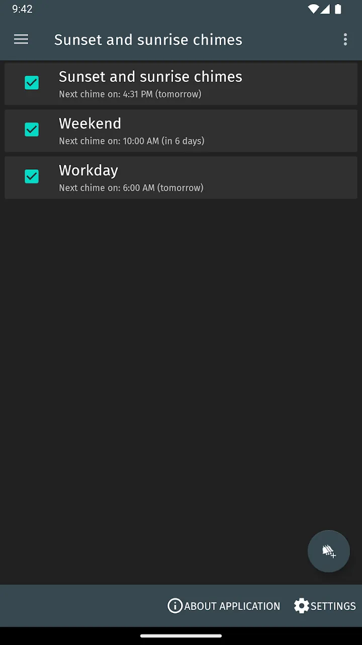 Hourly Chime screenshot 2