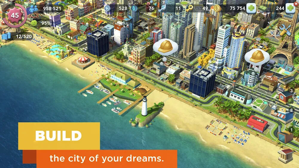 SimCity BuildIt gameplay view 4