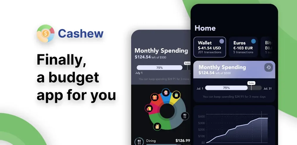 Cashew Budget Planner screenshot 1