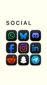LiqUI Glossy - Dark Icon Pack screenshot 2