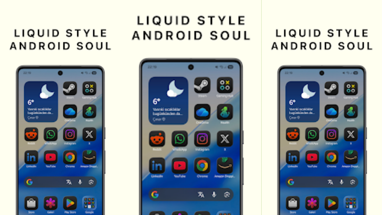 LiqUI Glossy - Dark Icon Pack screenshot 1