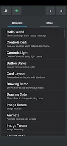 DroidScript – JavaScript IDE screenshot 2