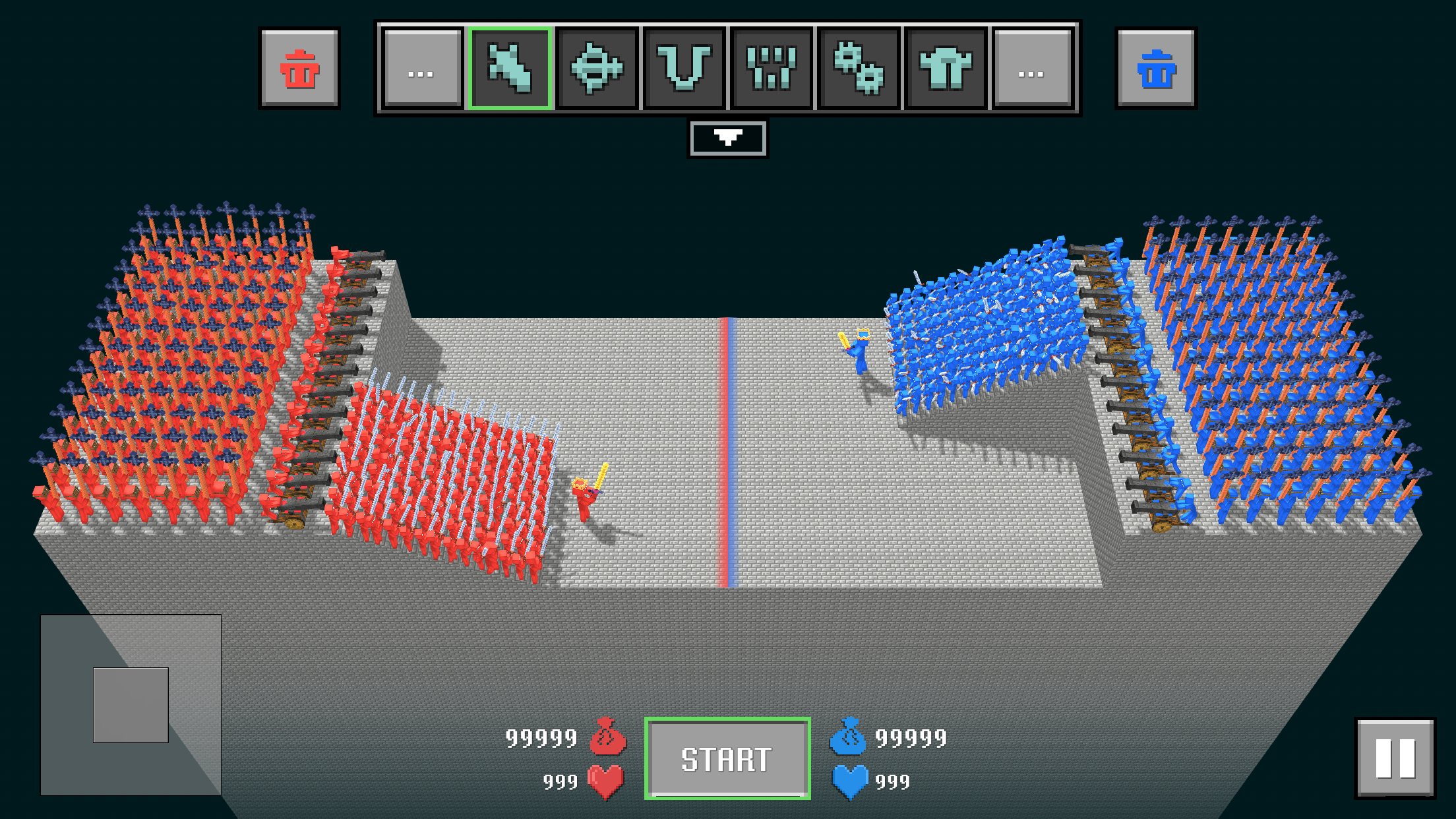 Blocky Ragdoll Battle screenshot 3